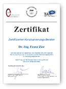 Zertifikat Dr. Zior